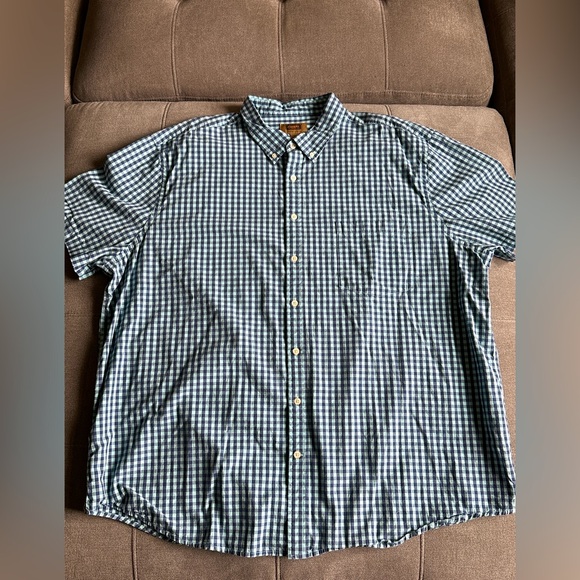 Men's Plaid The Foundry Supply Co Button Down Shirt - Picture 1 of 7